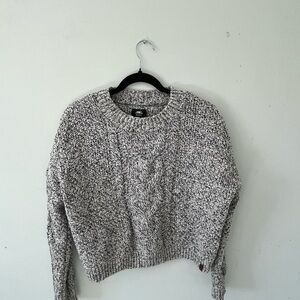 Roots Marled Gray Crew Neck Sweater